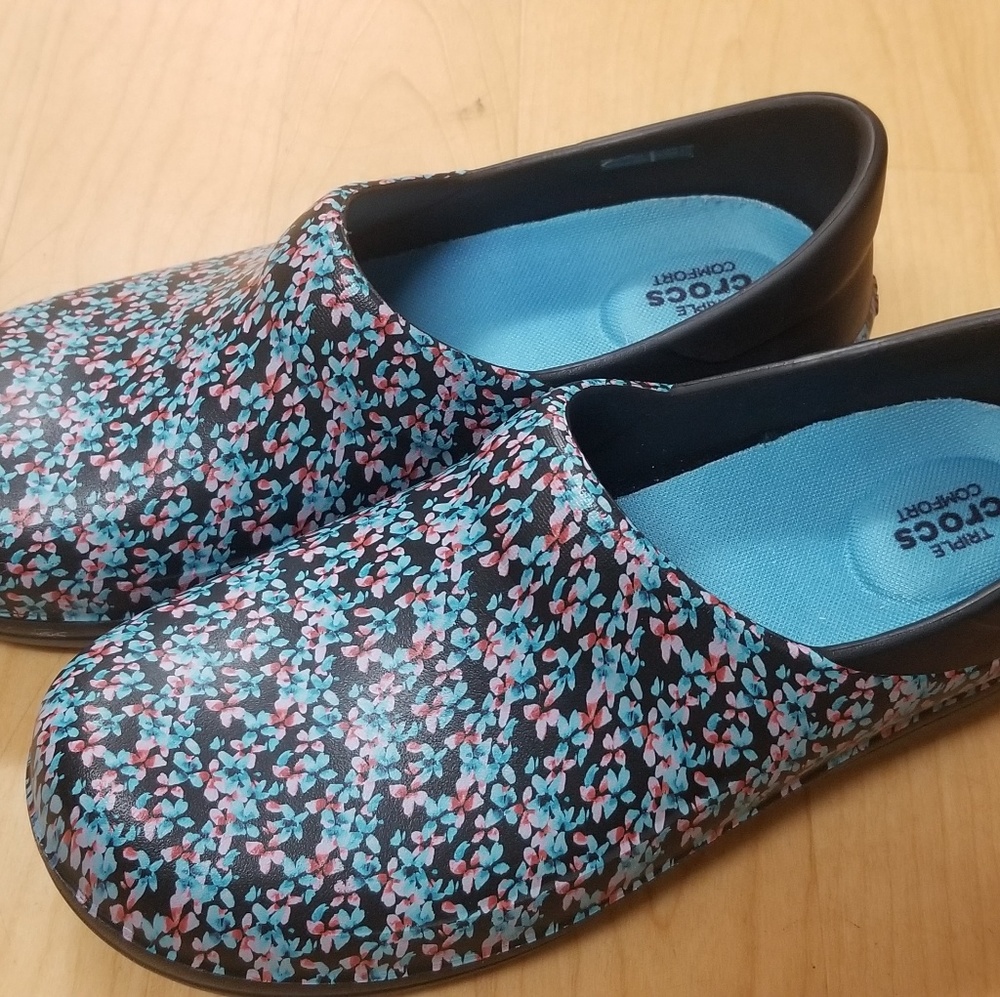 Triple Croc Comfort Croc Floral clogs